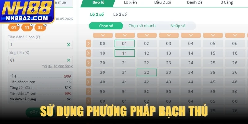 Sử dụng phương pháp bạch thủ để đánh giá khả năng xuất hiện 